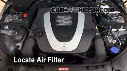 2008-2015 Mercedes-Benz C300 Engine Air Filter Check ... 2008-2015 Mercedes-Benz C300 Engine Air Filter Check ...
